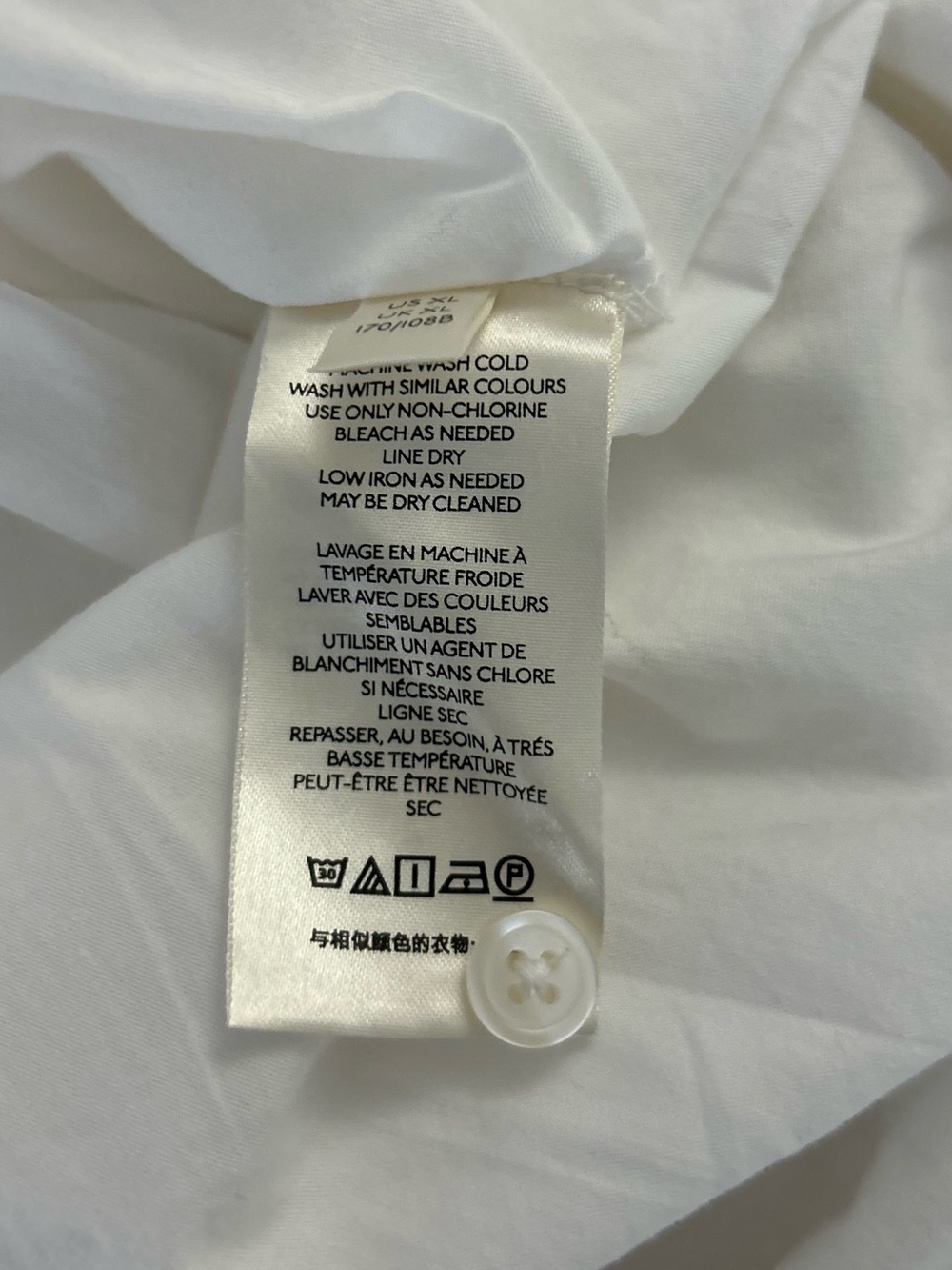 Maeve Anthropologie Poplin Puff Sleeve Button Down 100% Cotton White Shirt - Picture 10 of 15